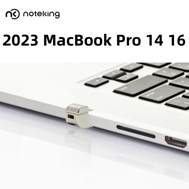 NoteKing | Apple MacBook Pro 14 16 2023 M2 M3 Pro Max Laptop Anti-Theft Cable Lock, Locking Device, Padlock,