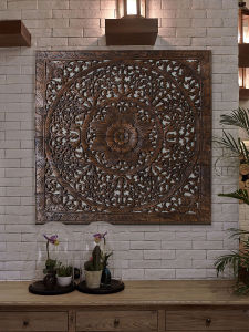 YILI | Thai Style Real Wood Wall Decoration