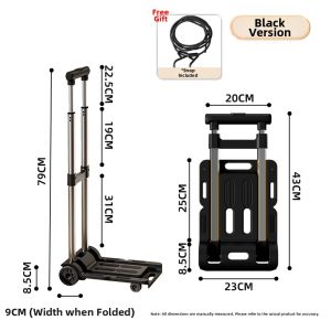 TAOXIAOHE | Portable Foldable Trolley Cart