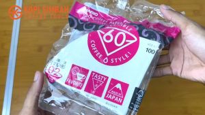 Kertas Saring Kualitas Tinggi HARIO V60: Paper Filter Kopi Isi 100 Lembar