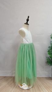 2024 Flower Girl Dress Baby Kids Summer Princess Party Lace Wedding Birthday Dresses Children Clothing 2 4 6 8 10 12 14