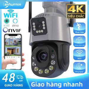 Camera Giám Sát Ngoài Trời 8MP 4K WIFI Với Zoom Quang Học 36X Camera Kép Tầm Nhìn Ban Đêm Phát Hiện Chuyển Động Người Chống Nước IP66 Camera IP CCTV