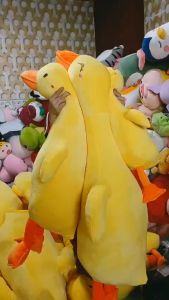 Gấu bông Vịt trầm cảm màu vàng 70cm -1m6 khổng lồ Thú nhồi bông Vịt dài cute