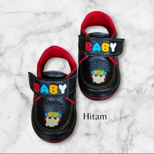 Sepatu anak laki laki prewalker kids krakter pokemon bola karet kekinian umur 1-3 tahun size 22-25
