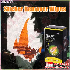 💎SG stock💎 36pcs/box Glue removal wipes / Sticker remover wipes / Glue adhesive remover / Glue remover wipes / Car glue remover / 除胶湿巾