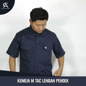 Kemeja Tactical M-Tac Lengan Pendek: Kemeja Kerja Outdoor & Kantor Lapangan