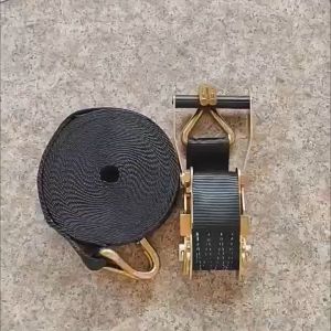 5T/Heavy Duty Strong polyester Buckle Ratchet Tie Down Strap Cargo Belt Thickened Pickup Truck Straps Self-Locking Rope Lashing Tension Strap
