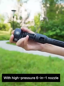 【New For 2025】Portable Wireless high Pressure Washer Car Washer Heavy Duty 48V Lithium Battery Wireless Portable High Clean Water Gun outdoor home Washers High Pressure Water Pump garden watering flowersstone floors agriculture water gun