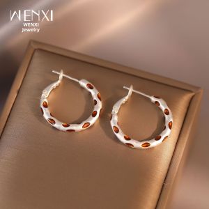 WENXI | Luxury Gold Leopard Spot Earrings