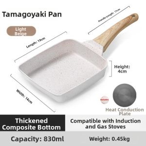 DIHUANTUO | Non-stick Square Mini Frying Pan