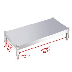 MENGMIAN | Stainless Steel Kitchen Storage Rack 1 Tier
