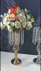 【COD】Candle Holder Flower Vase Wedding Centerpiece Lead Road Candlestick for Wedding Event Decoration