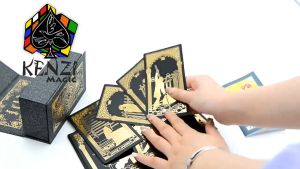 Kartu Tarot Neo Rider Waite Anti Air PVC Waterproof Gold Foil 3.0