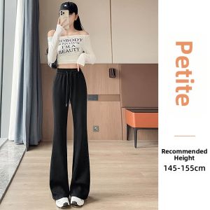 ZIYAN | Knit Lined Flared Yoga Pants High Waist XS