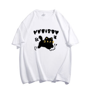 White Grey Pure Cotton Short Sleeve T-Shirt Womens Summer New American Small Size Trendy Brand Design Sense round Neck Top