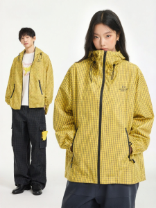 dangerouspeople | Stylish Waterproof Thick-Plate Printed Hooded Jacket