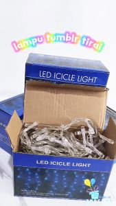 Lampu Tumbrl Tirai Rainbow & Dekorasi LED Murah
