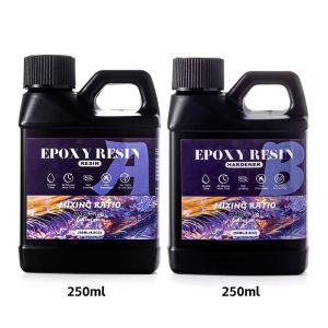 Easy Mix 1:1 Epoxy Resin Kit Crystal Clear-Not Yellowing No Bubble Self Leveling Casting & Coating Resin for DIY Jewelry Making