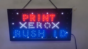 PRINT XEROX RUSH ID LED DISPLAY BOARD SIGNAGE LED LIGHT ENERGY SAVING LIGHT BILLBOARD