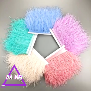 Ostrich Feather Trimming For Clothes Decoration Feather Sewing Trimmings 1m