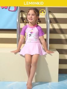 Childrens One-piece Swimsuit - UPF50+ UV Protection Quick-drying Elastic Swimwear