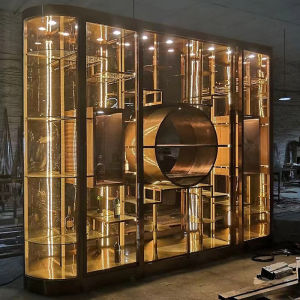 Luxury Wine Cabinet and Display Humidity Temperature Control