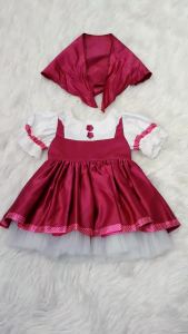 Masha and Bear Maid Costume for Baby Girls Lolita Christmas Costumes 1st Birthday Party Princess Dresss Bow Wedding Kids Clothes