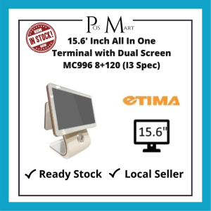 15.6 Inch All In One Terminal MC996 with Dual Screen 8+120 (I3 Spec)