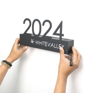 Nomor Rumah Box LED Akrilik Minimalis Modern Outdoor