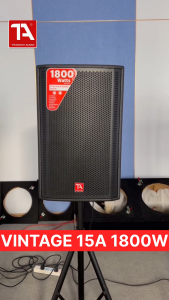 Titanium Audio Vintage 15A / 1800W / 15inch Active Wooden Speaker / Titanium Audio