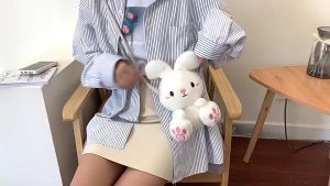 Túi đeo chéo hình Thỏ nhồi bông size vừa phong cách hoạt hình siêu đáng yêu túi đeo vai thỏ bông dễ thương giá rẻ