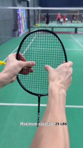 ALP New Cherry 4U -25LBS Badminton Racket 100% Full Carbon Fiber Original Pink Racket For Girl