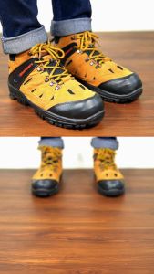 Sepatu Gunung Pria Karrimor Boots Safety Ujung Besi Karimore Tactical Tracking Hiking Sepatu Muncak