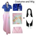 Anime One Piece Nico Robin Cosplay Costume Top and Wrap Skirfor Women One Piece Anime Nico Robin Outfit Dress. 