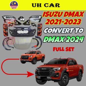 Isuzu Dmax 2021-2023 Convert To Dmax 2024 Front Bumper Bonnet Headlamp Fender Arch Taillamp