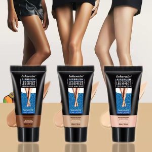 Dorisna 40ml Leg Makeup Foundation Long-lasting Waterproof Concealer Even Skin Tone Wheat Tan Brown Liquid Foundation