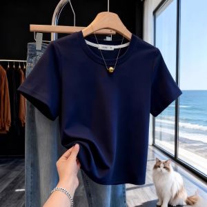 Slim Fit Short Sleeve T-shirt Women Summer Casual