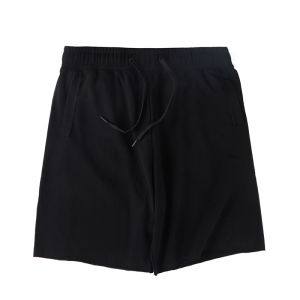 Casual Pure Cotton Summer Shorts Mens Loose Fit Cuffed High Waist Five-Quarter Length Trousers Fashionable Youth Style
