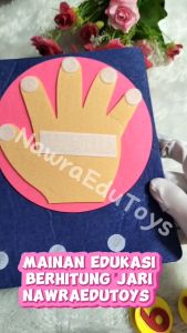 Mainan Edukasi Anak belajar BERHITUNG dengan JARI montessori