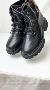 Falimottype)Size35-40 womens British style thick soled Martin boots are a popular fashion retro versatile and comfortable boot