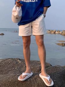 American Style Cotton Linen Workwear Shorts Men Casual Versatile Loose Five-Point Breathable Outerwear Large Underwear