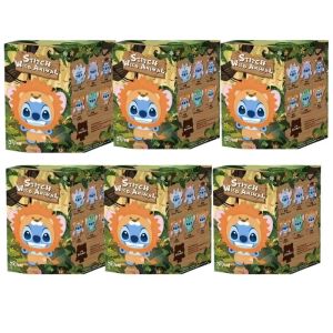 Disney | IN STOCK Stitch Animal Series Blind Box Bag Pendant Cute Plush Doll Mystery Box Toy Surprise Birthday Christmas Gift