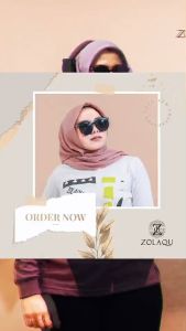 [TERBARU] KAOS ATASAN 2025 Zolaqu Atasan wanita Muslimah lengan panjang Termurah Terlaris