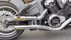 Slip On For Indian Scout Bobber Twenty Rogue Sixty Rogue Icon 2015 - 2024 Motorcycle Exhaust Pipe Escape Systems Double Muffler