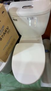 [HCM]Nắp đậy bồn cầu LInax chính hãng KAG-CF57AKV nắp cho bàn cầu LInax C306VT-C504VT KHÔNG rơi êm