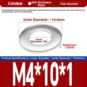 Creaby | Thickened Stainless Steel Washer