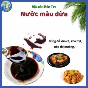 [500g] Nước Màu Dừa_Đặc Sản Bến Tre_Dùng Kho Cá Kho Thịt Ướp Món Xào...