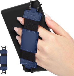 MoKo Soft Hand Strap for 6-8" Kindle eReaders Fire Tablet Kindle/Kobo/Voyaga/Lenovo/Sony Kindle E-Book Tablet Handle Grip  High-Elasticity Versatile Hand Strap Lightweight Finger Grip Holder