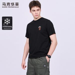 Mark Fairwhale | Cool Round Neck Short Sleeve Men T-Shirt