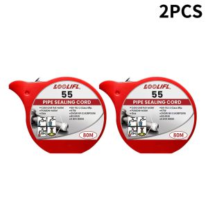 2 Rolls Teflon Thread Seal Tape 262FT Professional Waterproof Plumber Tape for Showerhead Pipe Fitting Thread Sealing